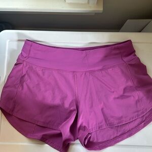 Speed up shorts Lululemon